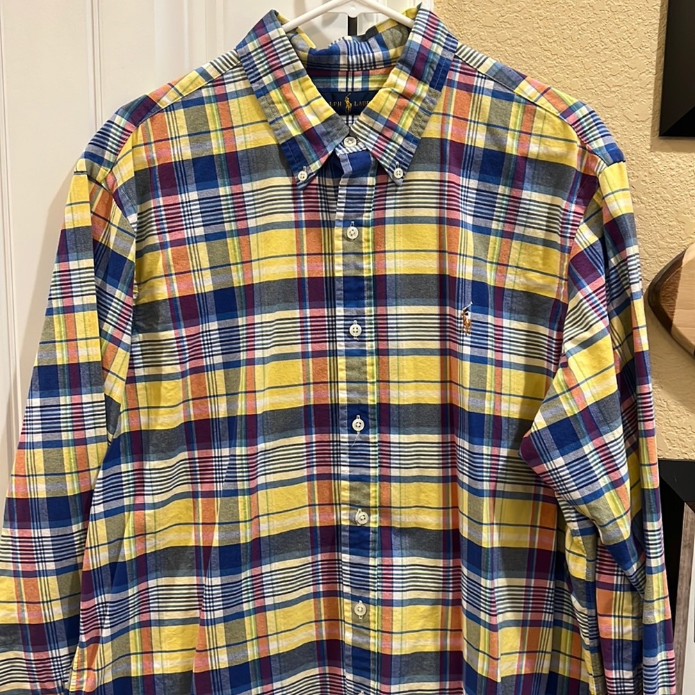 Polo Ralph Lauren Long Sleeve Oxford Shirt Size Extra Large